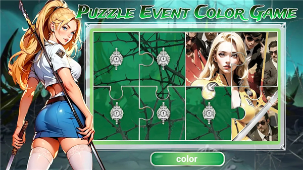 Card & Puzzle Event Color Game