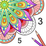 Mandala Color by Number Book