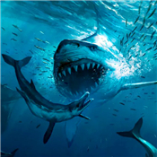 Megalodon Dino Survival Sim