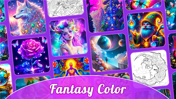Fantasy Color-Paint By Number screenshot5