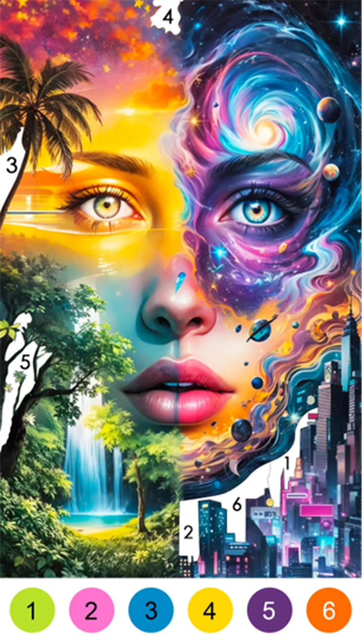 Fantasy Color-Paint By Number screenshot7