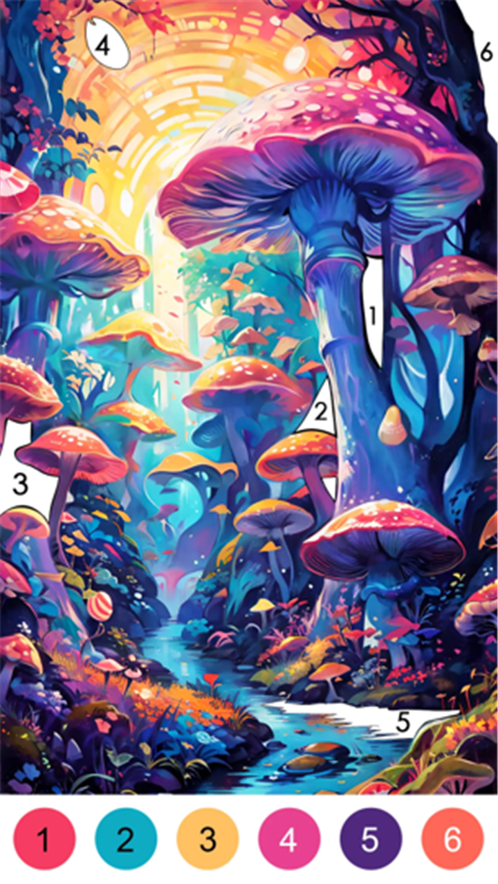 Fantasy Color-Paint By Number screenshot8