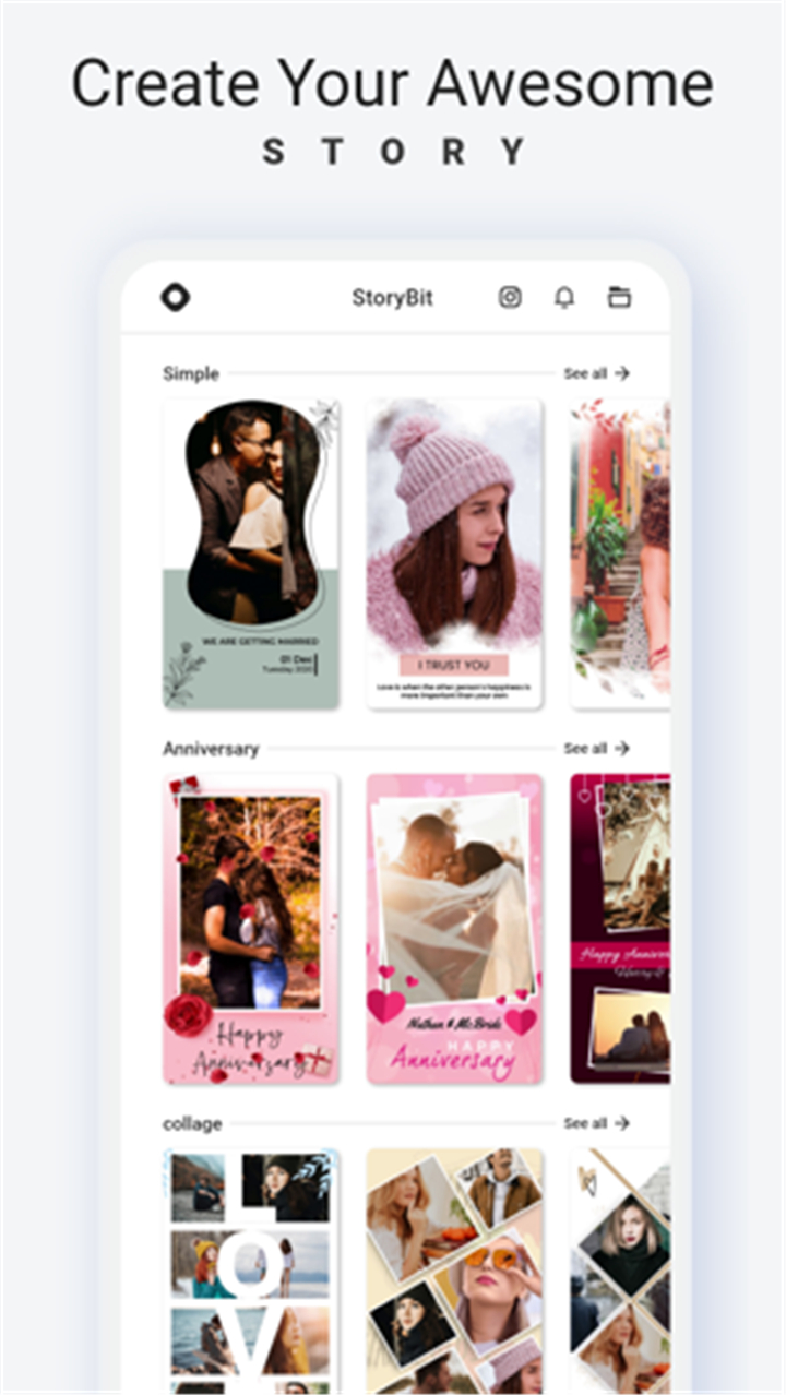 Story Bit | Story Video Maker screenshot1