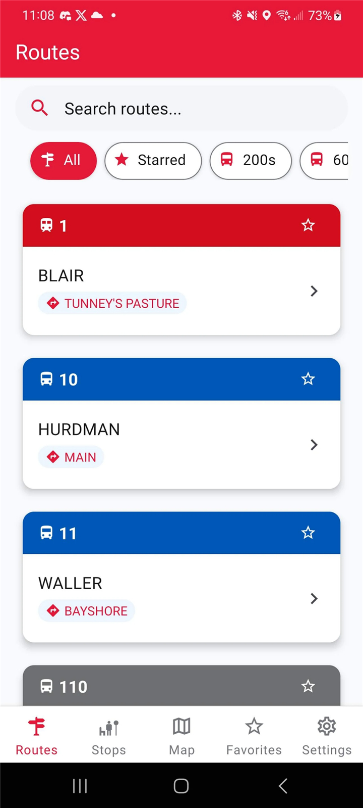 Ottawa Transit: Real-Time GPS screenshot1