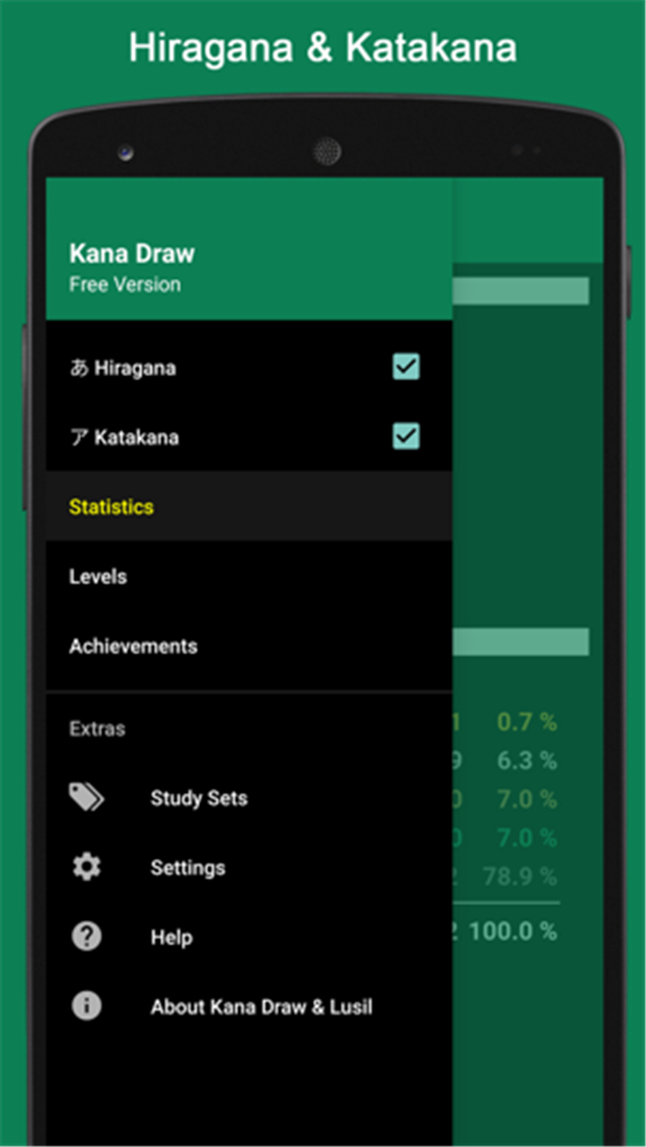 Kana Draw (Hiragana Katakana) screenshot3