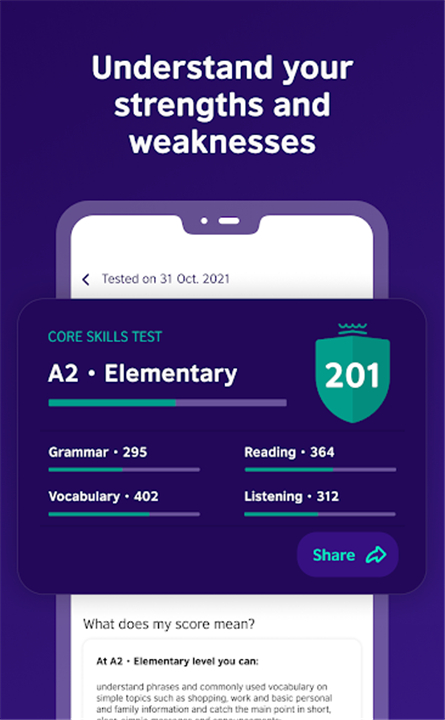 British Council EnglishScore screenshot6