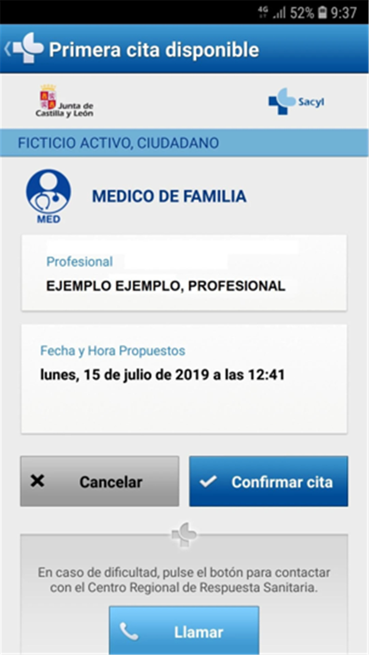SACYL CONECTA screenshot2