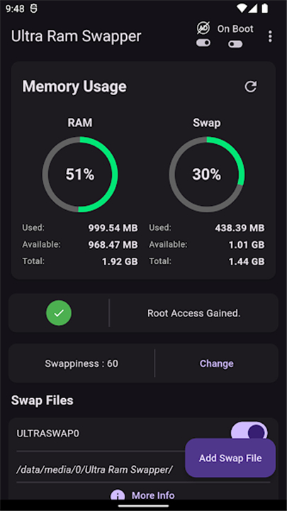 Ultra Ram Swapper screenshot1