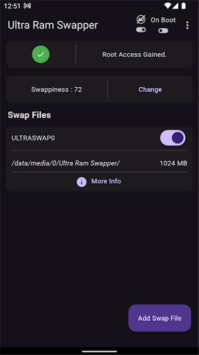 Ultra Ram Swapper screenshot2