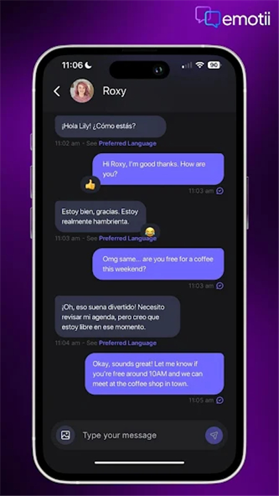 emotii - Realtime Translator screenshot2
