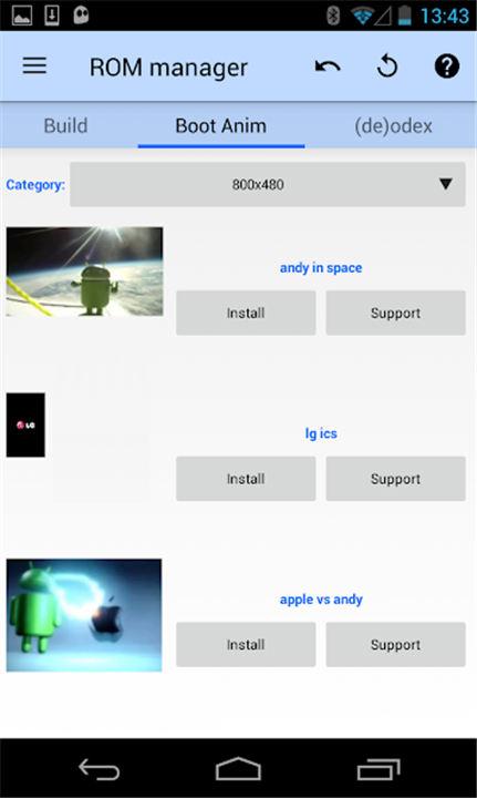 3C ROM Manager (root) screenshot3