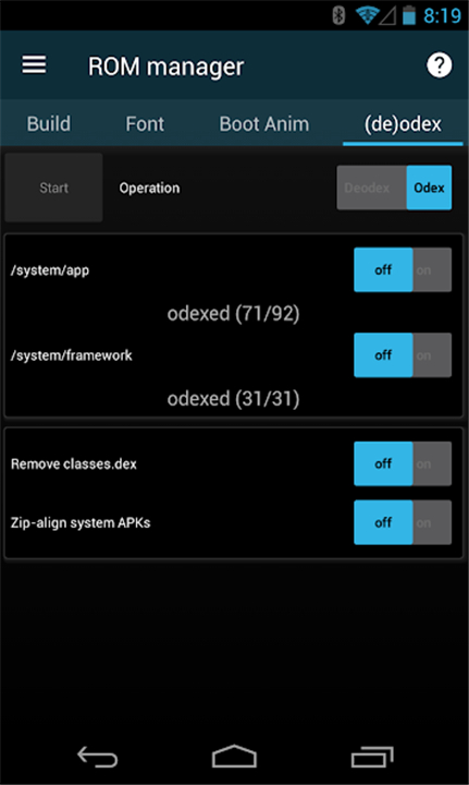 3C ROM Manager (root) screenshot5