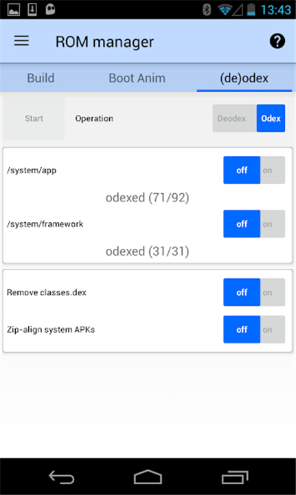 3C ROM Manager (root) screenshot4