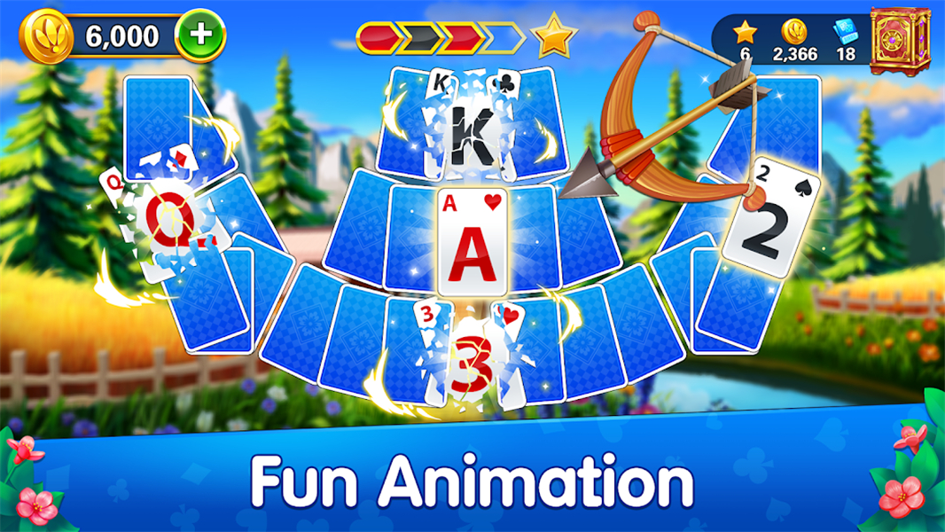 Solitaire Tripeaks : Blooming screenshot2