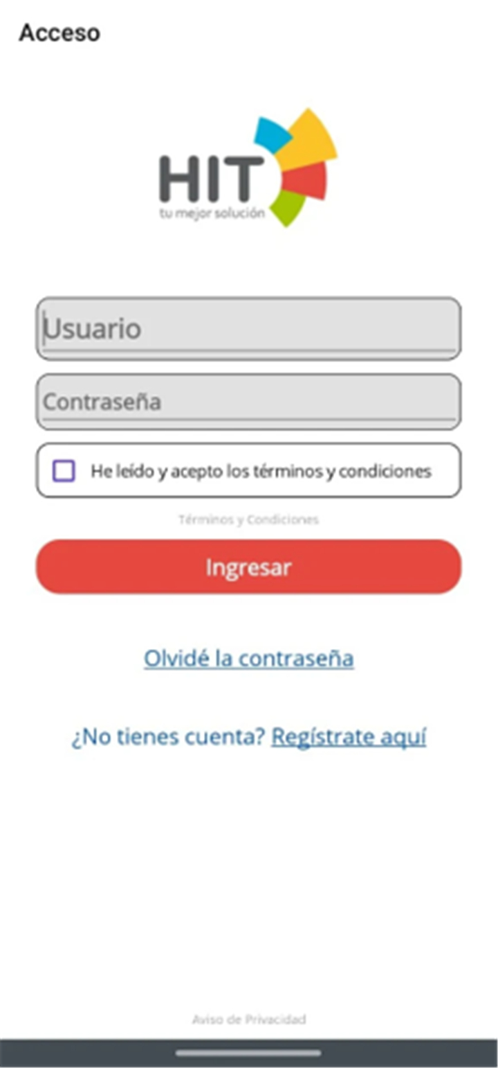 Recargas y Pago Servicios HIT screenshot1