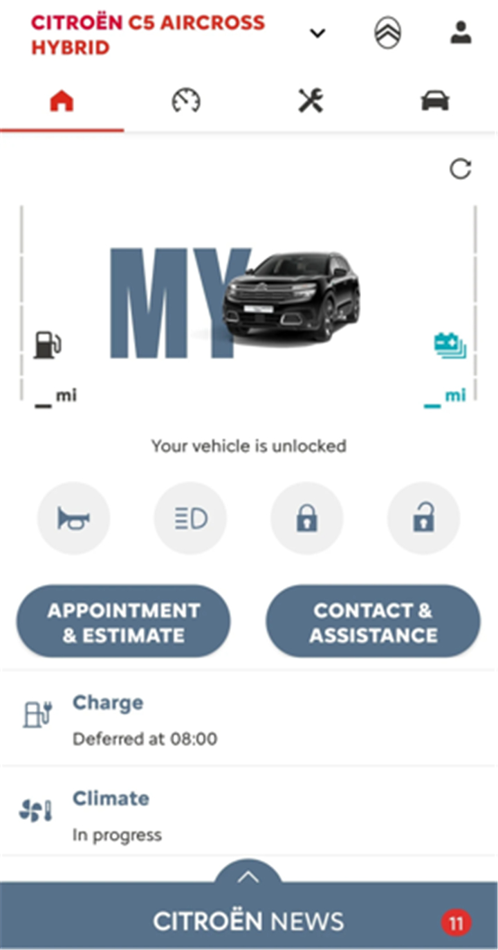 MyCitroën screenshot2