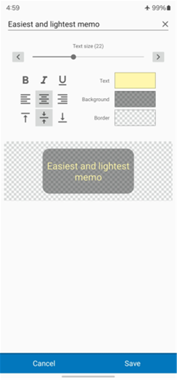 Wongi Memo Widget screenshot3