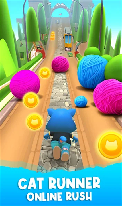 Cat Run - Endless Running screenshot2