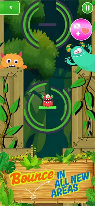 Bouncing Monster- Hard Games screenshot1