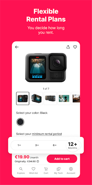 Grover - rent tech flexibly screenshot3