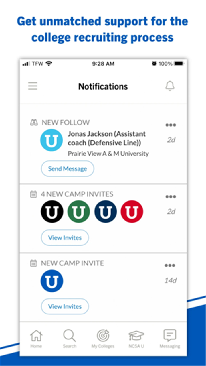 NCSA Athletic Recruiting screenshot1