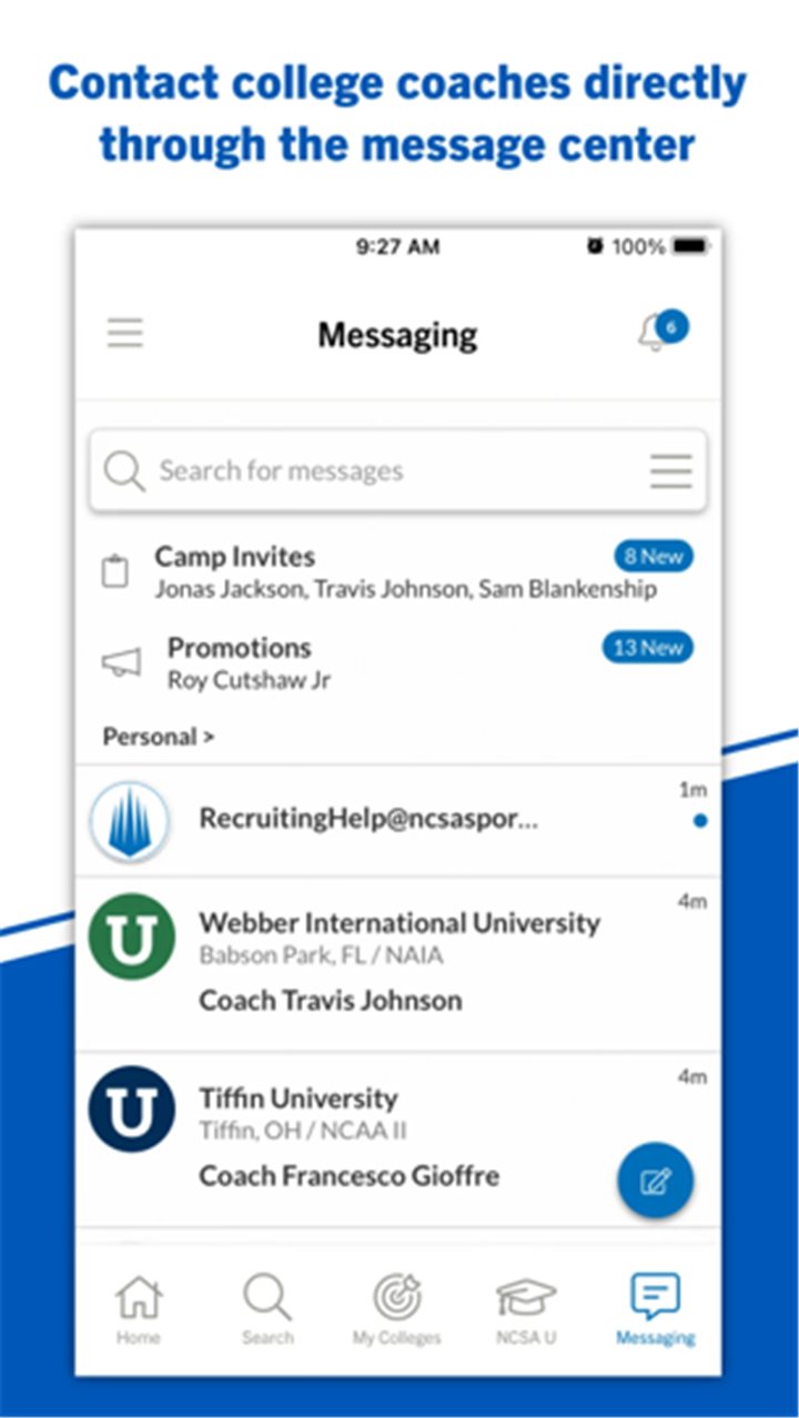 NCSA Athletic Recruiting screenshot3