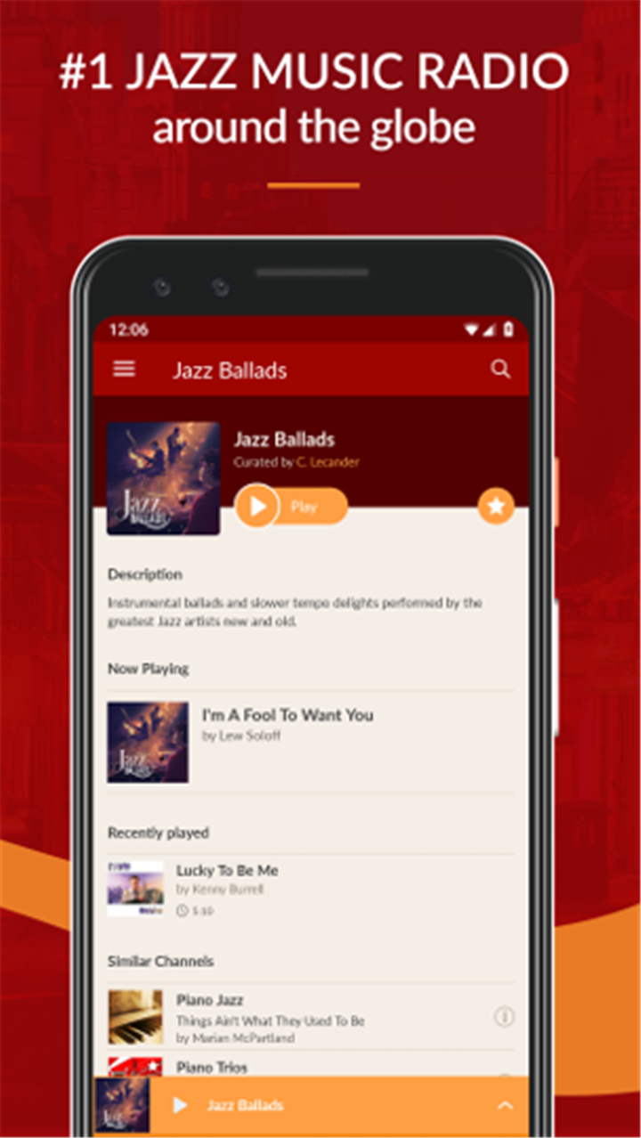 JAZZ MUSIC RADIO screenshot2
