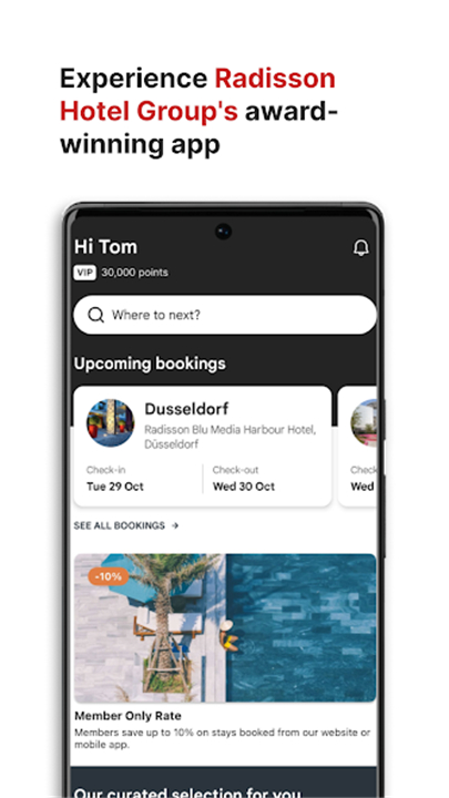 Radisson Hotels International screenshot2
