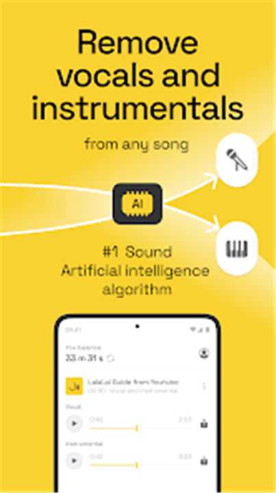 LALAL.AI: AI Vocal Remover screenshot1