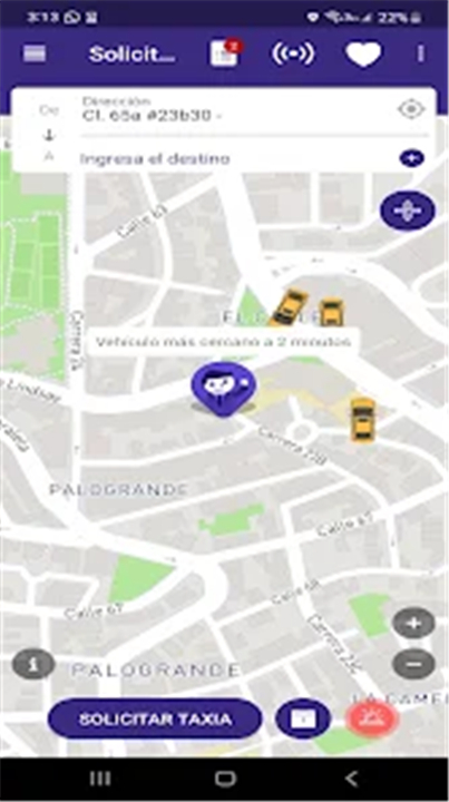 Taxia: Solicita tu transporte screenshot2
