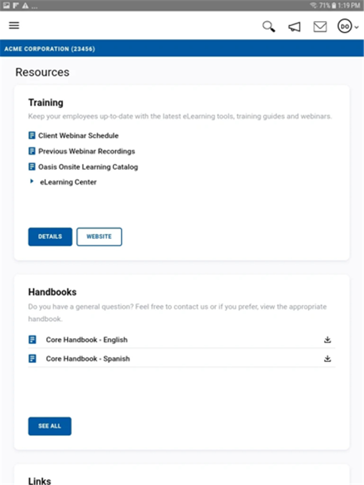 Paychex Oasis Employee Connect screenshot5