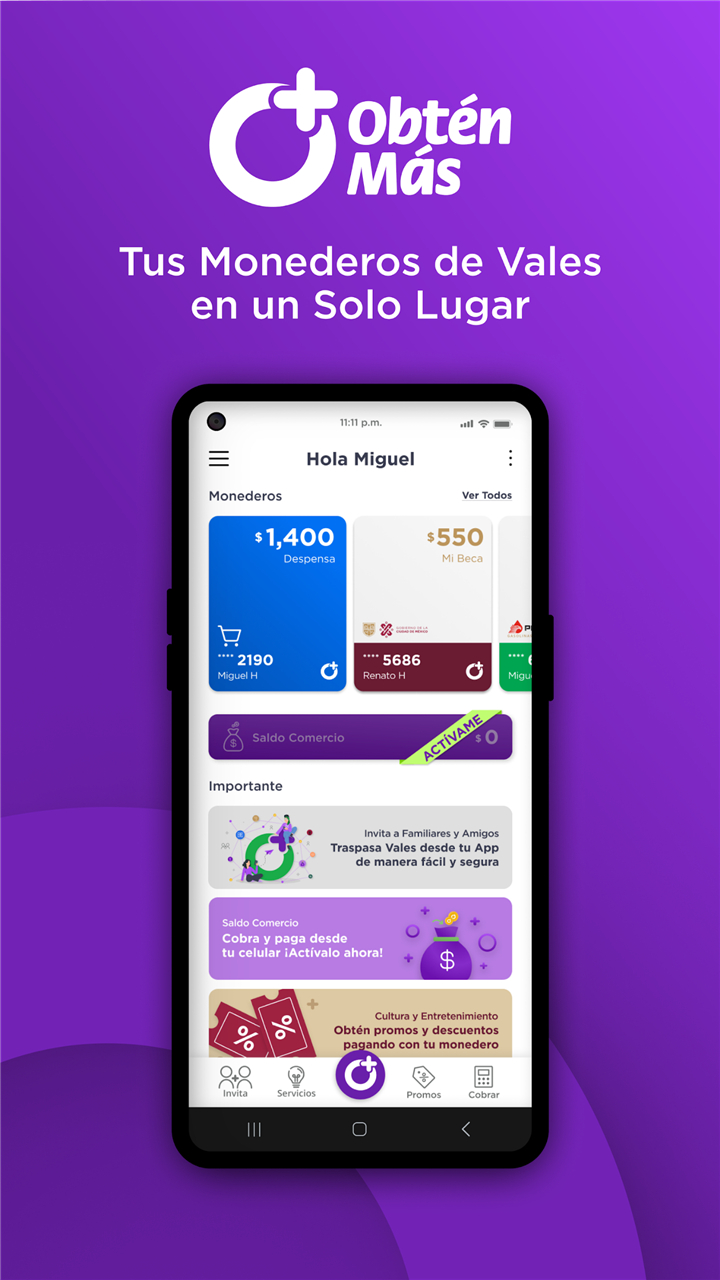 Obtén Más screenshot1