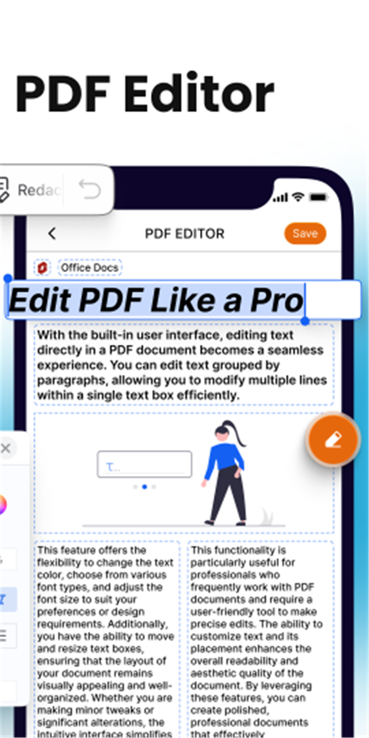 Office Docs : PDF Text Editor screenshot2