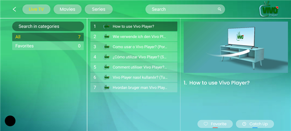 Vivo Player - IPTV screenshot2
