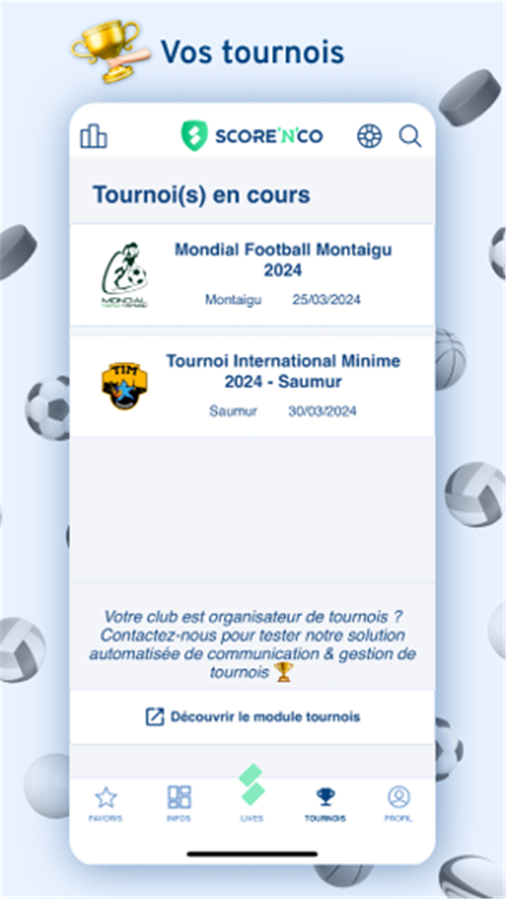 Score n co - Le sport en live screenshot6