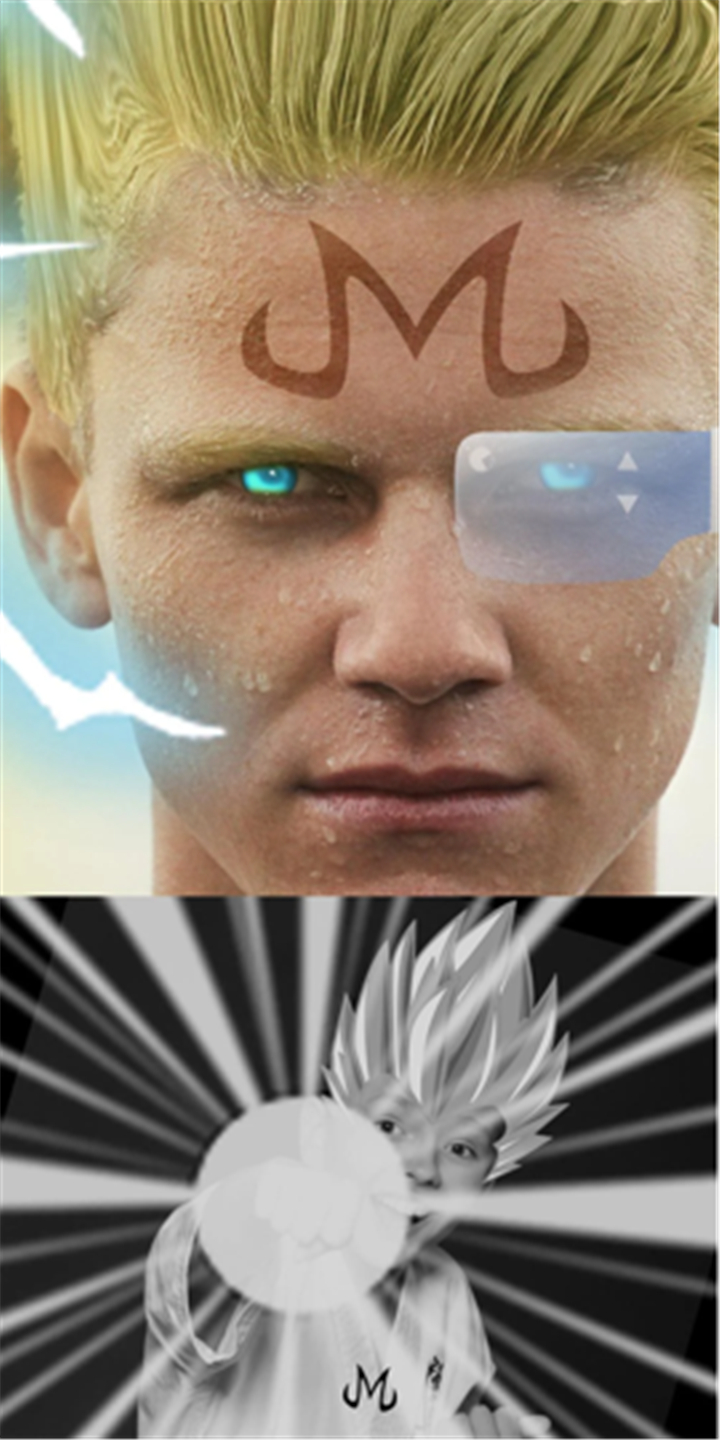 SelfComic: Super Saiyan Photo screenshot1