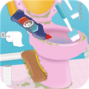 Girls bathroom cleaning games