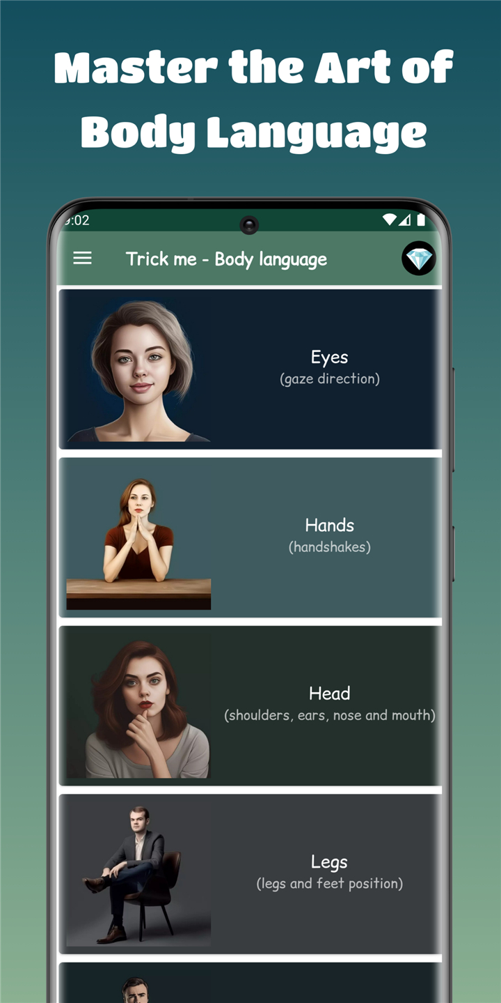 Trick me - Body language book screenshot1