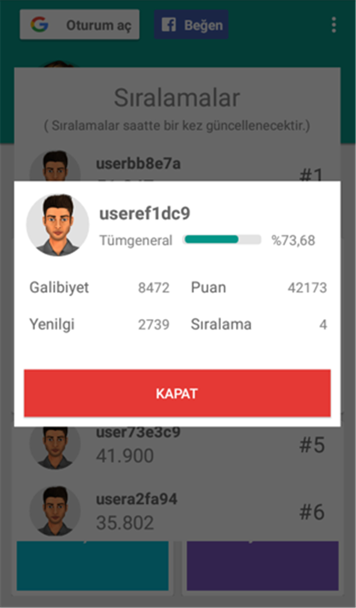 Batak - Tekli, Eşli, Koz Maça screenshot7