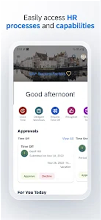 SAP SuccessFactors Mobile screenshot1