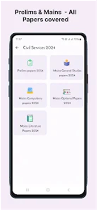 All UPSC Papers Prelims & Main app screenshot2