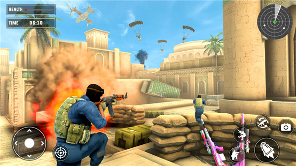 Critical Fire Strike Gun Games screenshot4