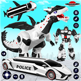 Limo Car Dino Robot Car Game