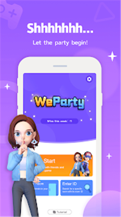 WeParty - Voice Party Gaming screenshot1