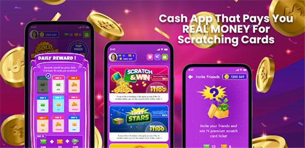 Scratch app - Money rewards screenshot1