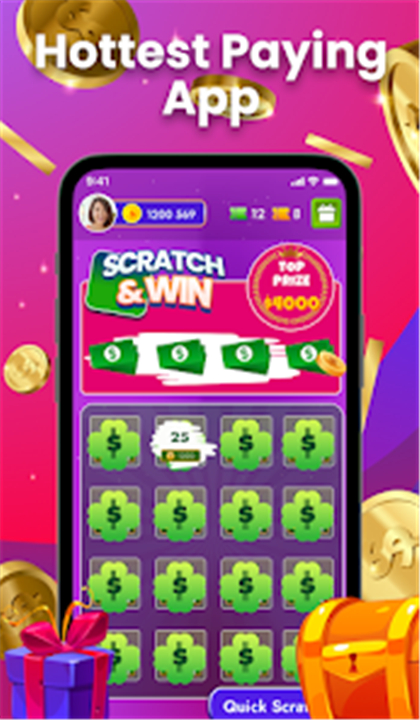 Scratch app - Money rewards screenshot5