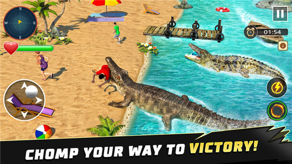 Animal Crocodile Attack Sim screenshot1
