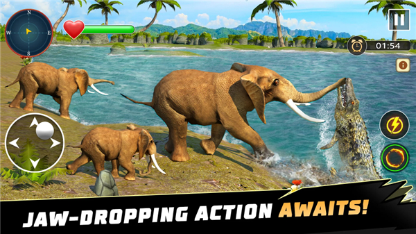 Animal Crocodile Attack Sim screenshot2