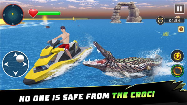 Animal Crocodile Attack Sim screenshot4