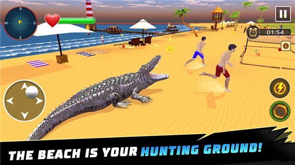 Animal Crocodile Attack Sim screenshot8